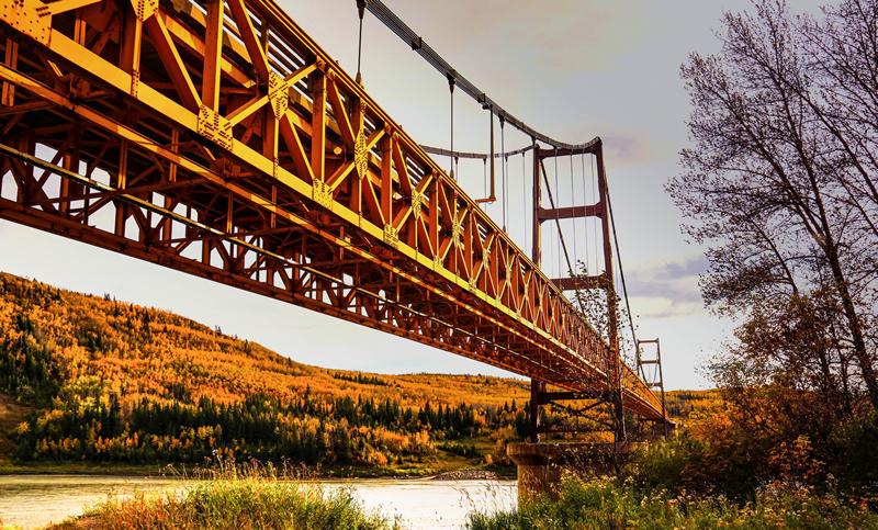 Bridge to Autumn by Mary Anne Rocan